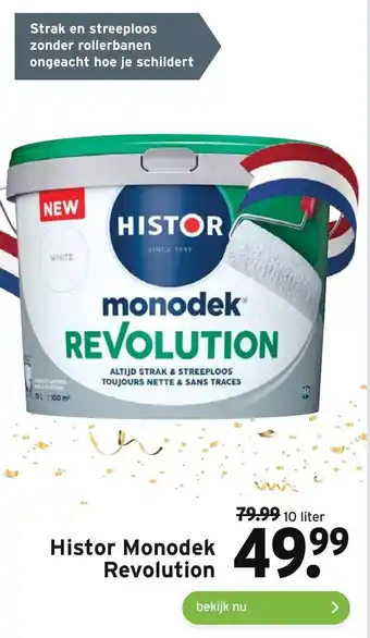 GAMMA Histor monodek revolution 10 liter aanbieding