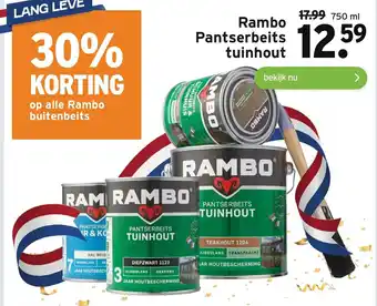 GAMMA Rambo pantserbeits tuinhout 750 ml aanbieding