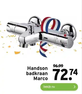 GAMMA Handson badkraan marco aanbieding