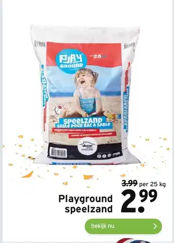 GAMMA Playground speelzand 25 kg aanbieding