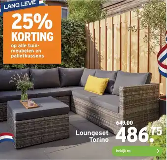 GAMMA Loungeset torino aanbieding