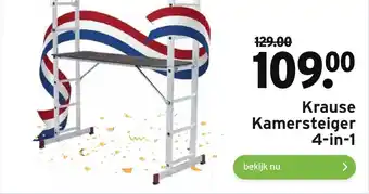 GAMMA Krause kamersteiger 4-in-1 aanbieding