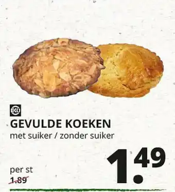 Natuurwinkel Gevulde Koeken Met Suiker - Zonder Suiker aanbieding