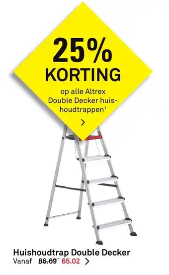 Karwei Huishoudtrap double decker aanbieding