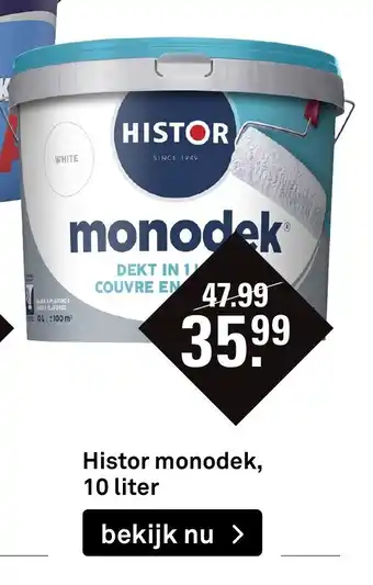 Karwei Histor monodek , 10 liter aanbieding