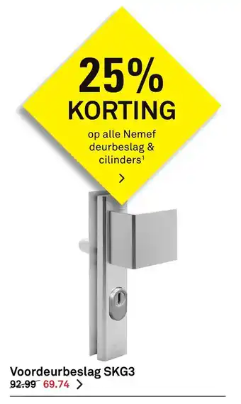 Karwei Voordeurbeslag skg3 aanbieding