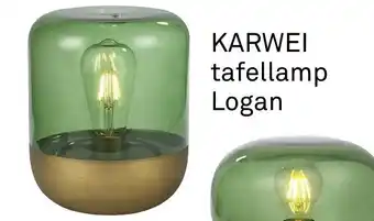 Karwei Tafellamp logan aanbieding