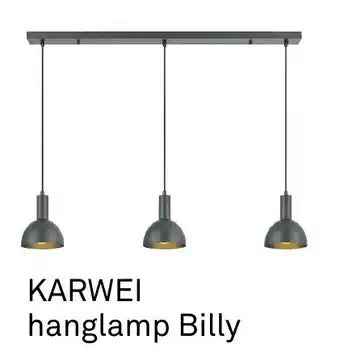 Karwei Hanglamp billy aanbieding