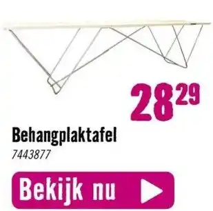 Hornbach Behangplaktafel aanbieding