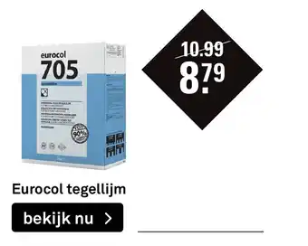Karwei Eurocol tegellijm aanbieding