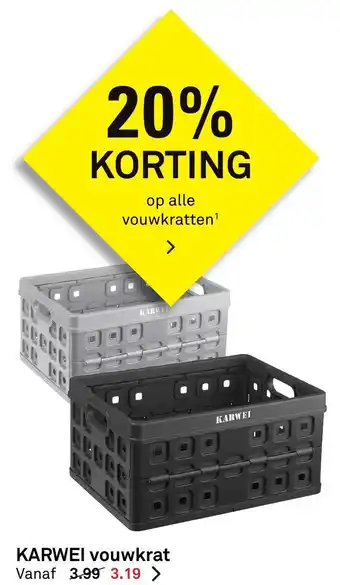 Karwei Karwei vouwkrat aanbieding