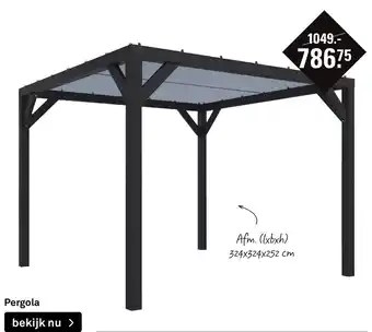 Karwei Pergola aanbieding