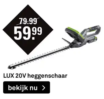 Karwei Lux 20v heggenschaar aanbieding