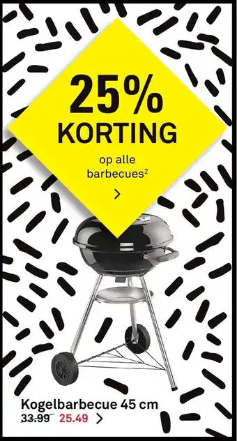 Karwei Kogelbarbecue 45cm aanbieding