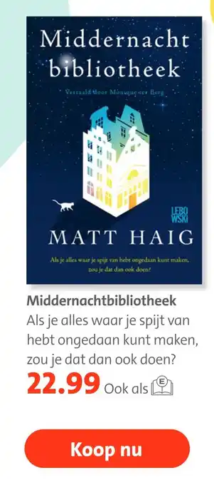 Bruna Middernachtbibliotheek aanbieding