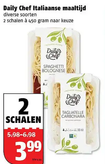 Poiesz Daily Chef Italiaanse maaltijd divorco aanbieding