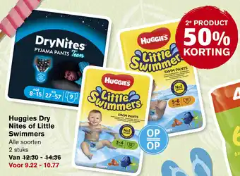 Hoogvliet Huggies Dry Nites of Little Swimmers Swimi aanbieding