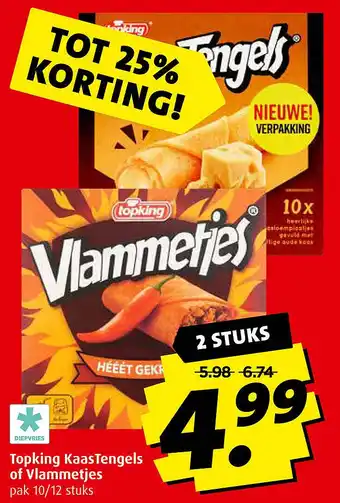 Boni Topking KaasTengels of Vlammetjes aanbieding