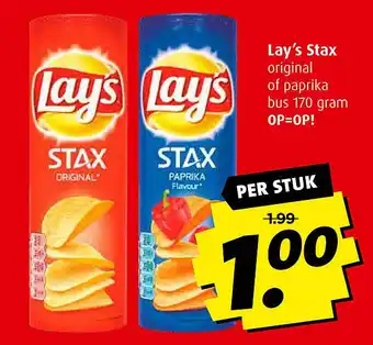 Boni Lay's Stax aanbieding