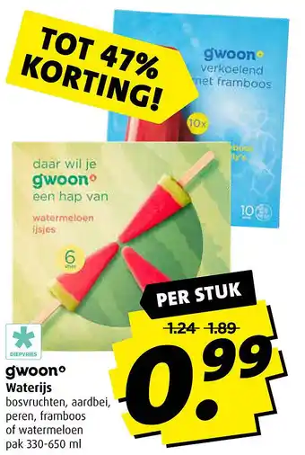 Boni Wateriis aanbieding