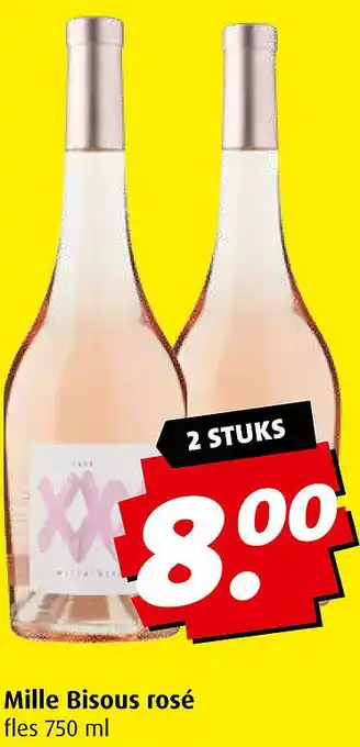 Boni Mille Bisous rosé aanbieding