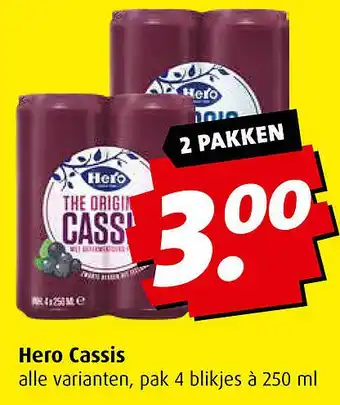 Boni Hero Cassis aanbieding