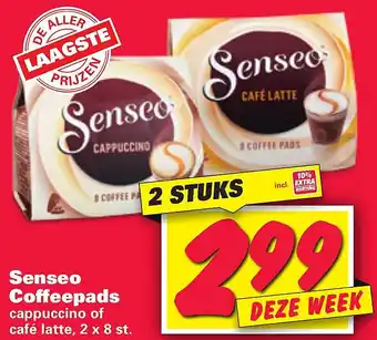 Nettorama Senseo Coffeepads aanbieding