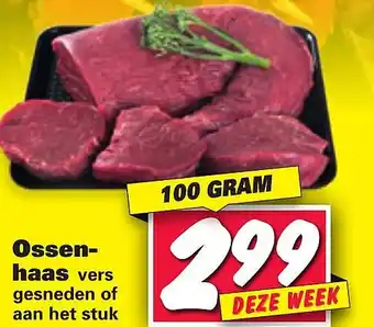 Nettorama Ossenhaas aanbieding