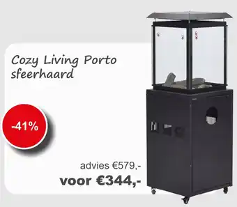 Tuinmeubelland Cozy living porto sfeerhaard aanbieding