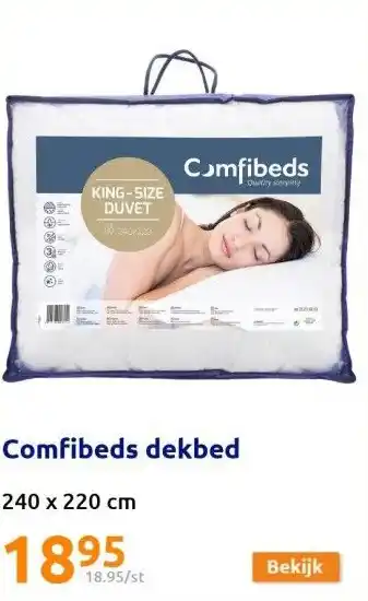 Action Comfibeds dekbed aanbieding
