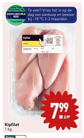 ALDI Kipfilet 1 kg aanbieding