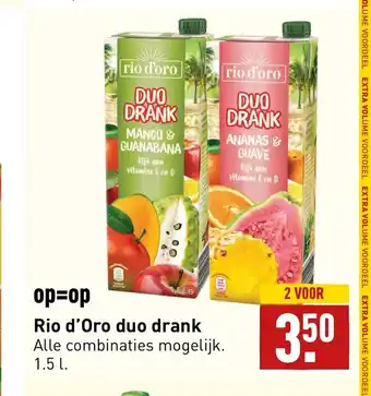 ALDI Rio d'Oro duo drank 1.5 l aanbieding