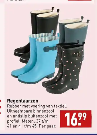 ALDI Regenlaarzen aanbieding