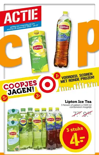 Coop Lipton Ice Tea 1500 ml aanbieding