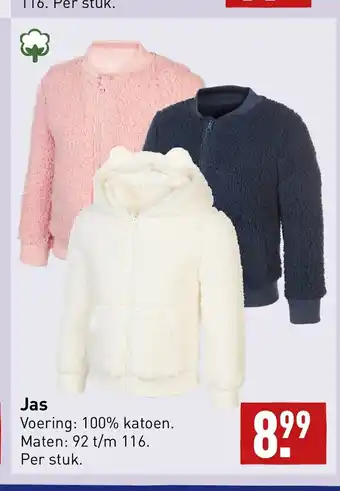 ALDI Jas per stuk aanbieding