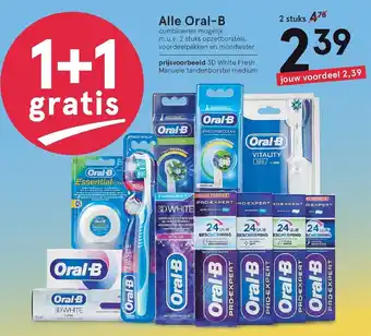 Etos Oral-B 1+1 aanbieding