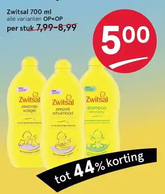 Etos Zwitsal Babyverzorging 700ml aanbieding