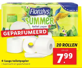 Lidl 4-laags toiletpapier aanbieding