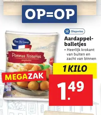 Lidl Aardappel- balletjes aanbieding