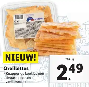 Lidl Oreillettes 200g aanbieding