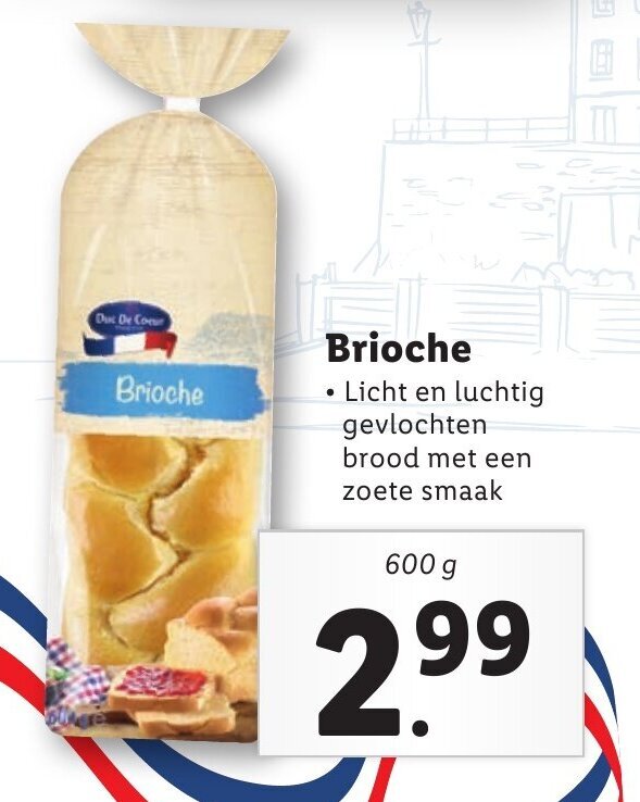 Brioche 600g aanbieding bij Lidl