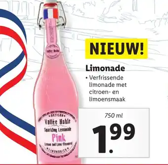 Lidl Limonade 750ml aanbieding