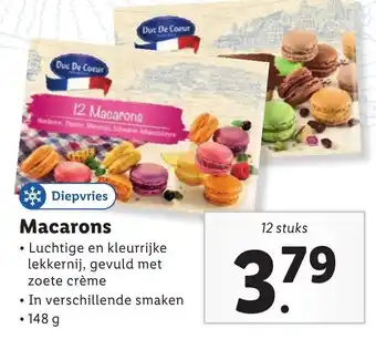 Lidl Macarons 148g aanbieding