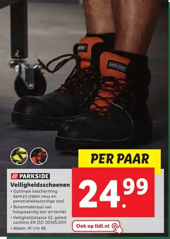 Lidl Veiligheidsschoenen aanbieding
