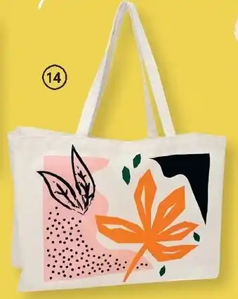 Etos Canvas Strandtas met print aanbieding