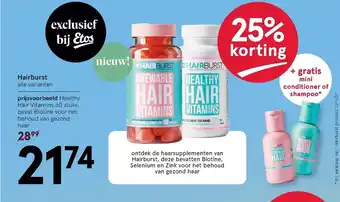 Etos Hairburst aanbieding