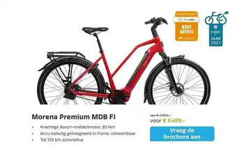 Stella fietsen Morena Premium MDB FI Fiets aanbieding