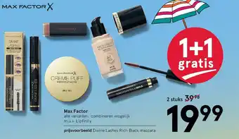 Etos Max Factor 2st aanbieding