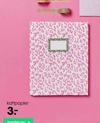 HEMA Kaftpapier aanbieding