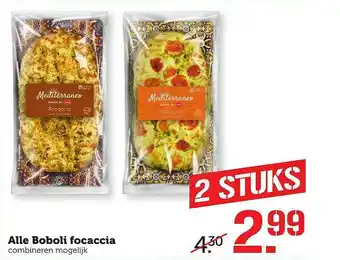 Coop Alle Boboli Focaccia aanbieding